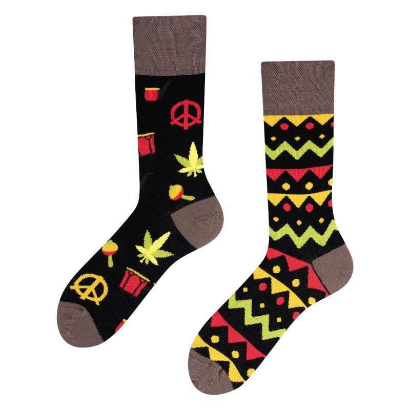 Jamaican Socks, Todo Socks, Rasta, Reggae, Kolorowe Skarpetki, Muzyka