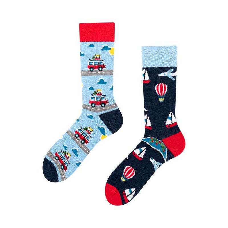 Adventure Socks, Todo Socks, Podróże, Pojazdy, Kolorowe Skarpetki