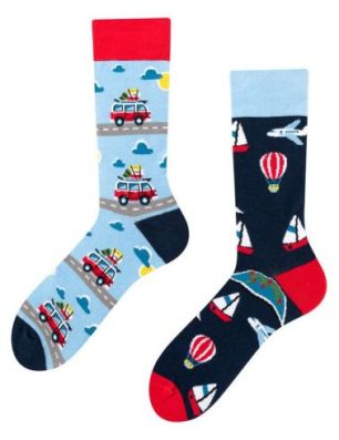 Adventure Socks, Todo Socks, Podróże, Pojazdy, Kolorowe Skarpetki