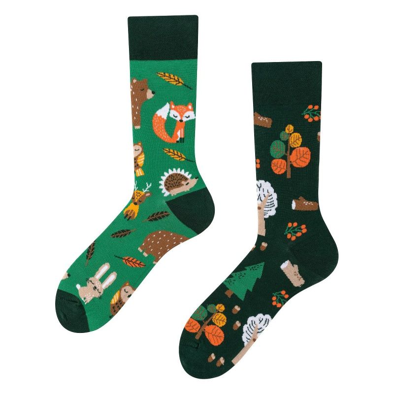 Forest Animals, Todo Socks, Leśne zwierzaki, Kolorowe Skarpetki