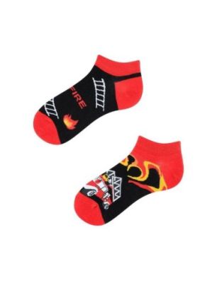 Stopki, Socks on Fire Kids Low, Todo Socks, Strażak, Ogień, Kolorowe Dziecięce