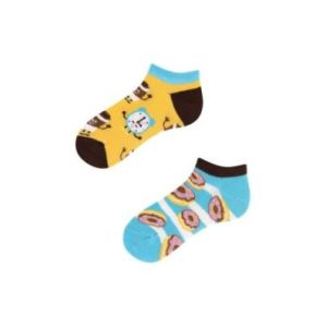 Stopki, Donut Heaven Kids Low, Todo Socks, Kawa, Pączki, Kolorowe Dziecięce