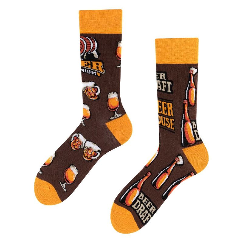 Draft Beer, Todo Socks, Piwo Brown, Kraft, Kufel, Kolorowe Skarpetki