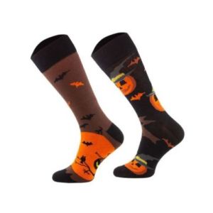 Skarpety Sporty Socks - HALLOWEEN, dynia, nietoperz