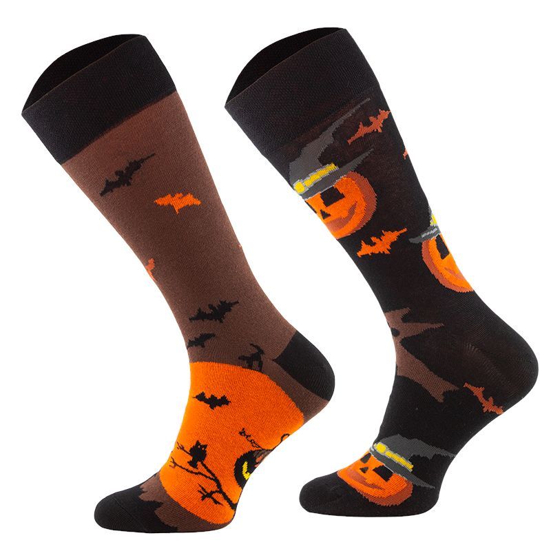 Skarpety Sporty Socks - HALLOWEEN, dynia, nietoperz