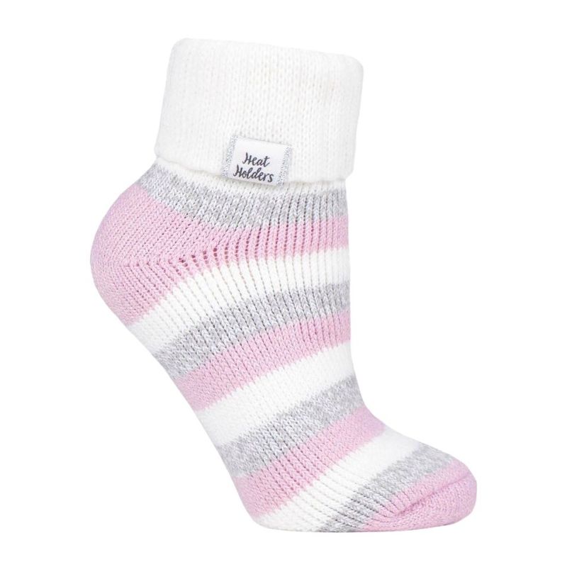 Damskie skarpety do spania Heat Holders SLEEP SOCKS WOMEN - bardzo ciepłe, w paski