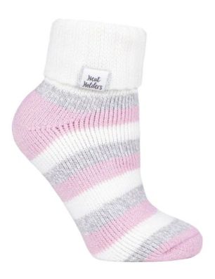 Damskie skarpety do spania Heat Holders SLEEP SOCKS WOMEN - bardzo ciepłe, w paski