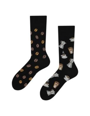 Coffee Socks, Todo Socks, Czarna kawa, Ziarna, Młynek Kolorowe Skarpetki