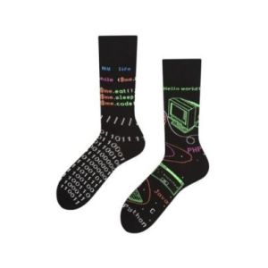 Wesołe skarpety z kodem, dla programistów CODE MODE od Todo Socks