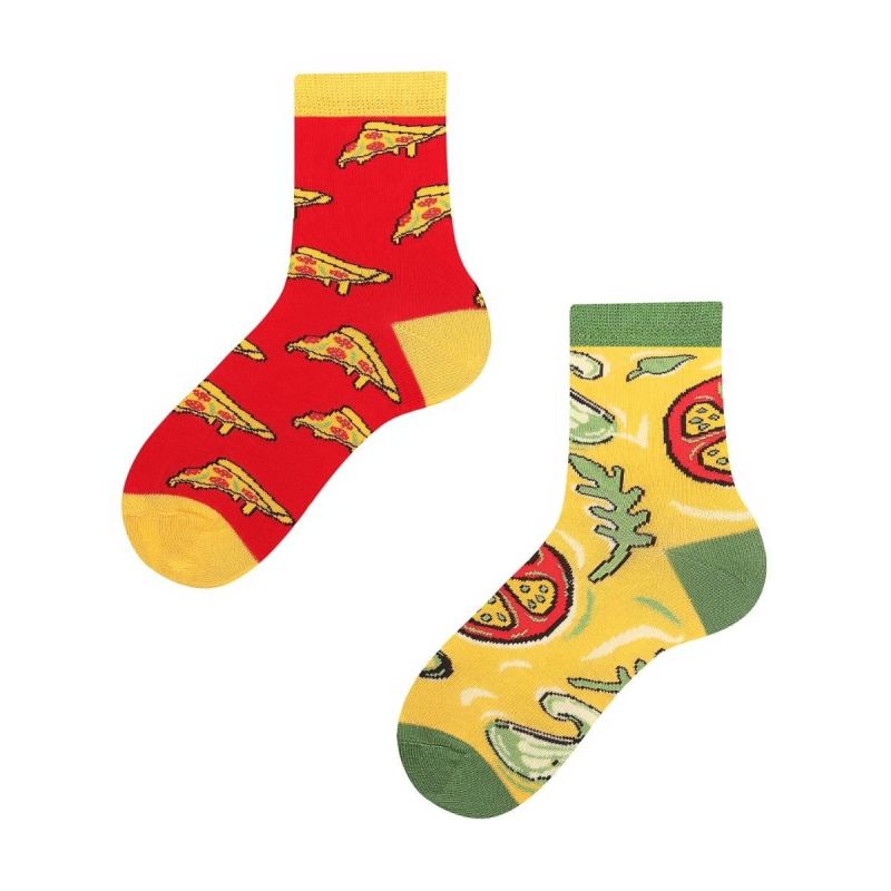 Pizza Party, Todo Socks, Ser, Oliwki, Pomidor, Kolorowe Dziecięce - PROMOCJA