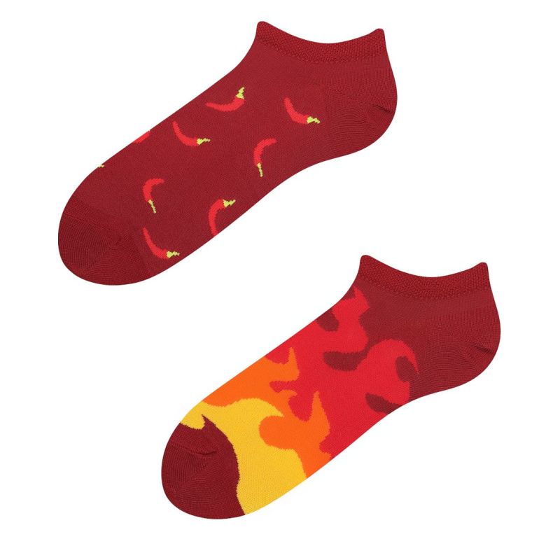 Stopki, Papryczki Chilli Peppers Todo Socks, Papryka, Ogień, Ostre, Kolorowe Skarpetki