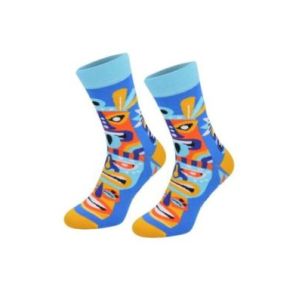 Kolorowe skarpetki Cotton Socks 163, wesołe motywy- Totem