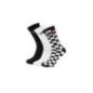 Zestaw wysokich skarpet VANS CLASSIC CREW SOCKS unisex- oldschool szachownica