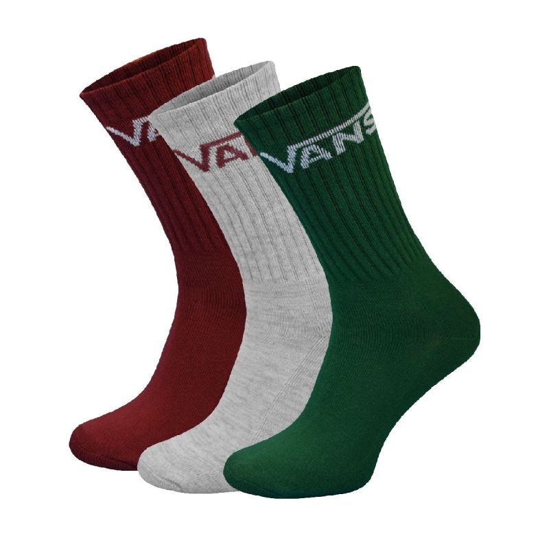 Zestaw wysokich skarpet VANS CLASSIC CREW SOCKS klasyczne kolory 3PACK