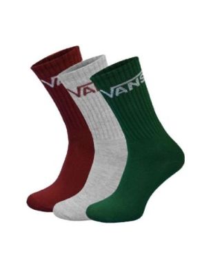 Zestaw wysokich skarpet VANS CLASSIC CREW SOCKS klasyczne kolory 3PACK