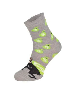 Kolorowe skarpetki CHILI Cotton Socks 748, wesołe motywy- Złodziej, Fortuna, Pieniądze