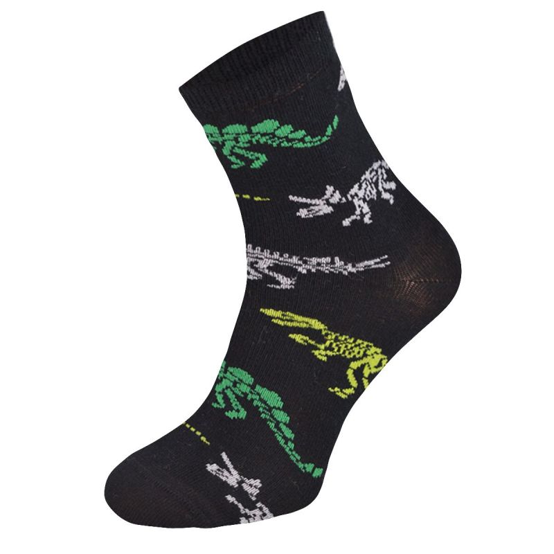 Kolorowe skarpetki CHILI Cotton Socks 748, wesołe motywy- Dinozaur, Szkielet