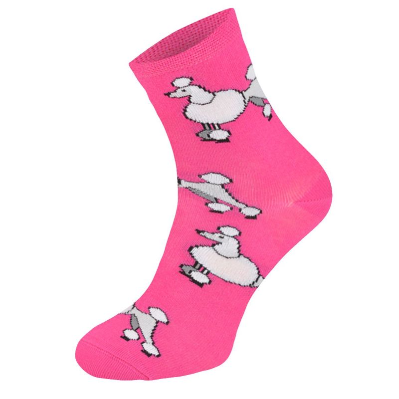 Kolorowe skarpetki CHILI Cotton Socks 748, wesołe motywy- Pudel