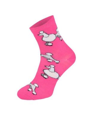 Kolorowe skarpetki CHILI Cotton Socks 748, wesołe motywy- Pudel